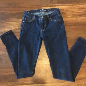 7 For All Mankind Jeans “The Skinny” Size 25